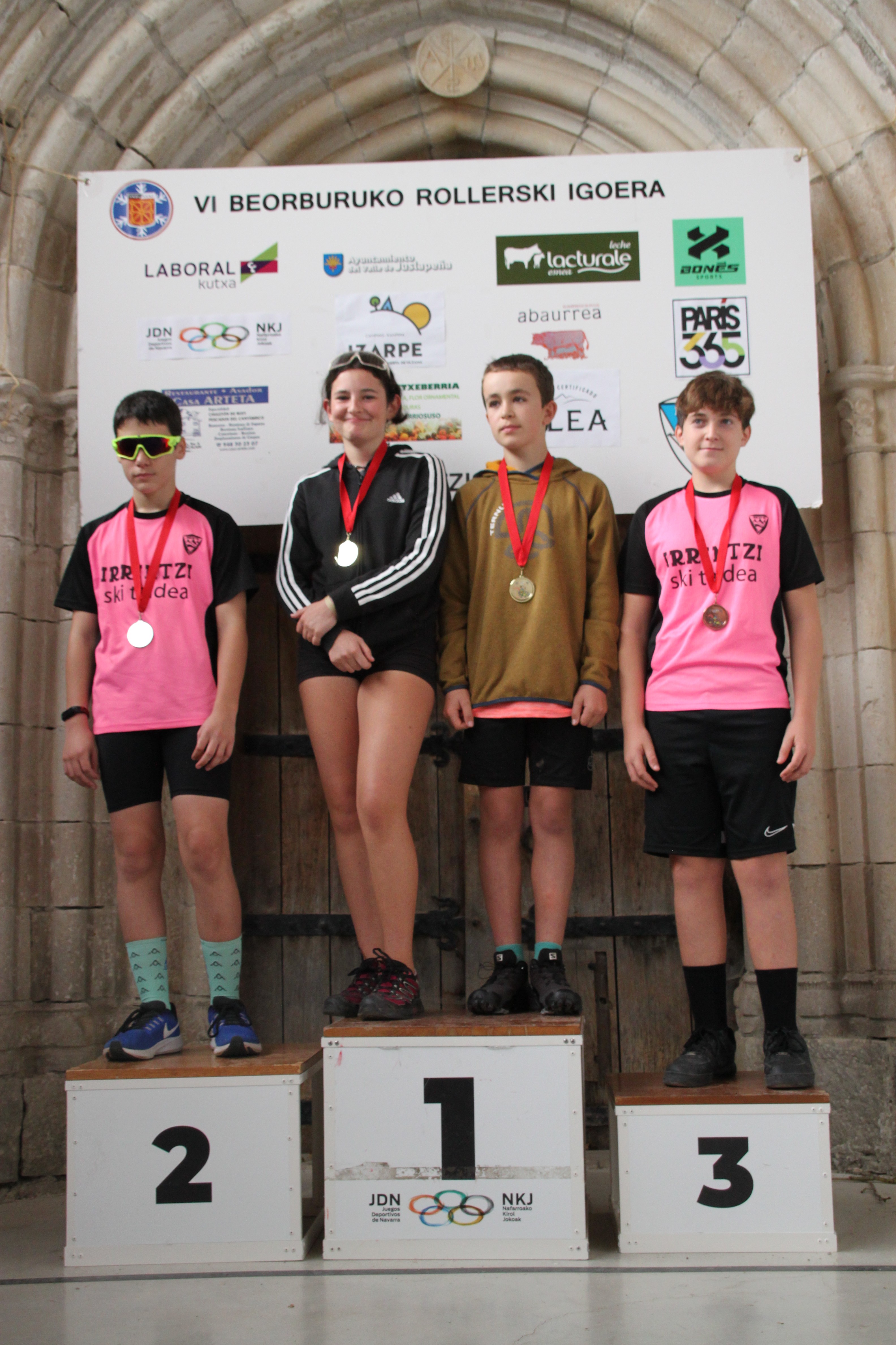 Primera Jornada de los Juegos Deportivos de Rollerski